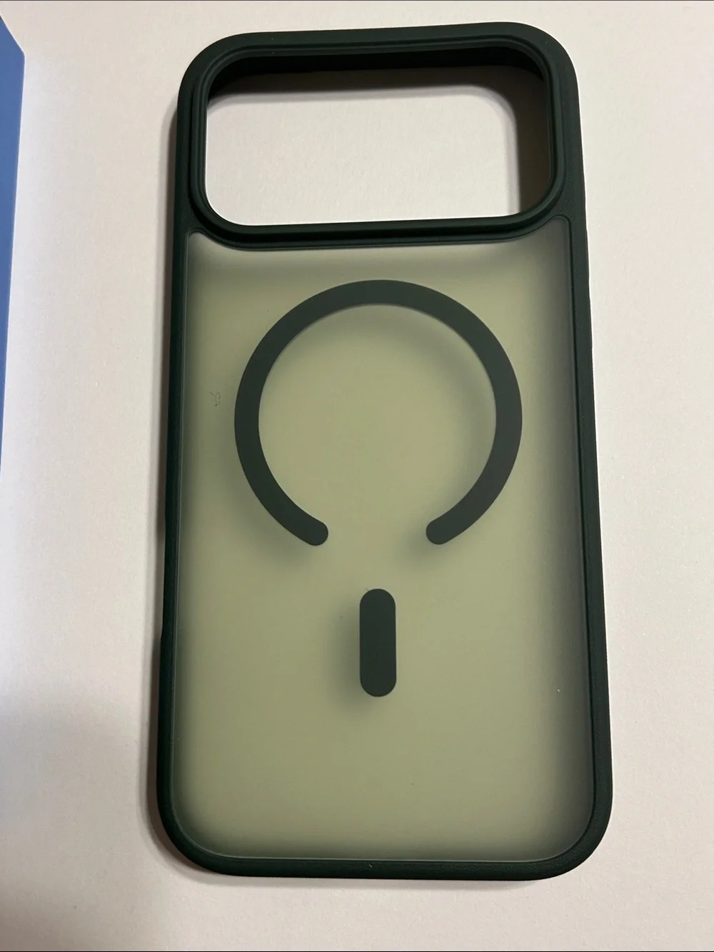 Forest Green iPhone 17 Pro Max Case with MagSafe Ring Translucent NEW